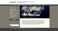 Desktop Screenshot of ksmlaw.com